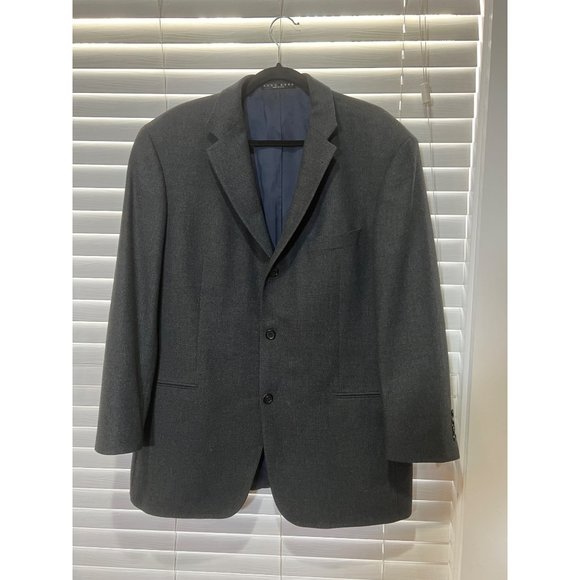 Hugo Boss Angora Wool Made in USA Blazer‎ Sport Coat - Size 44R - Picture 1 of 6